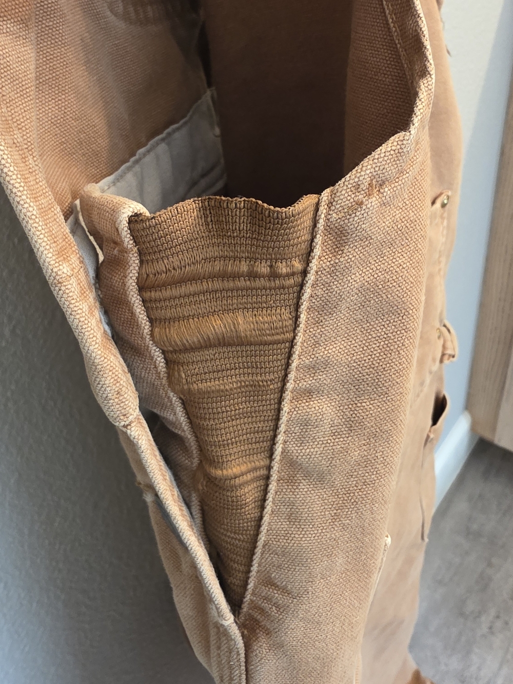 Carhartt Classic Duck Bib Overalls in Carhartt Brown - Picture 6 of 6
